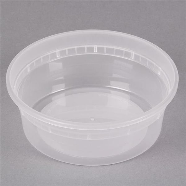 Pactivoration Pactiv Corporation L5008Y Delitainer Polypropylene Container; 8 oz. L5008Y - main